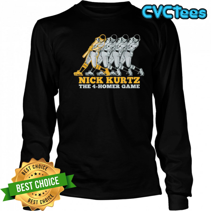 The Four-Homer Game Nick Kurtz shirt Long Sleeved
