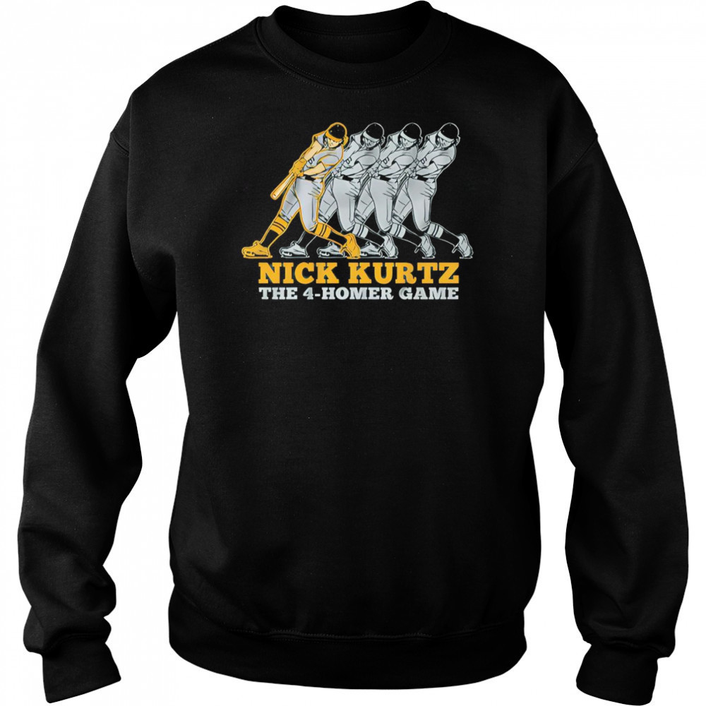 The Four-Homer Game Nick Kurtz shirt Hoodie