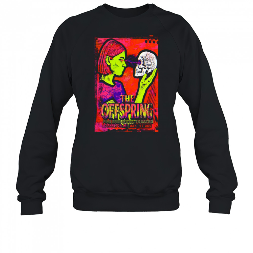 The Offspring Live Show July 27 2025 Clarkston MI Poster T-Shirt Sweatshirt