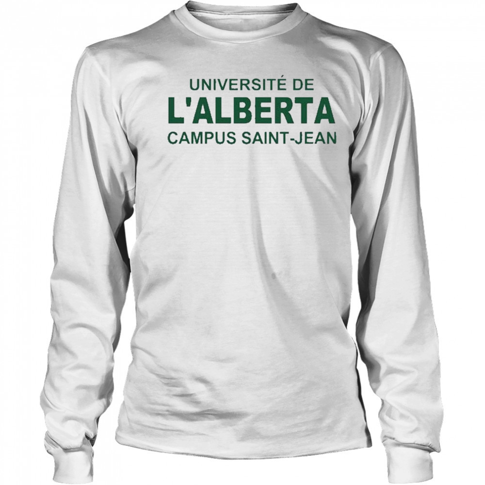 Universite De L’alberta Campus Saint Jean T-Shirt Long Sleeved
