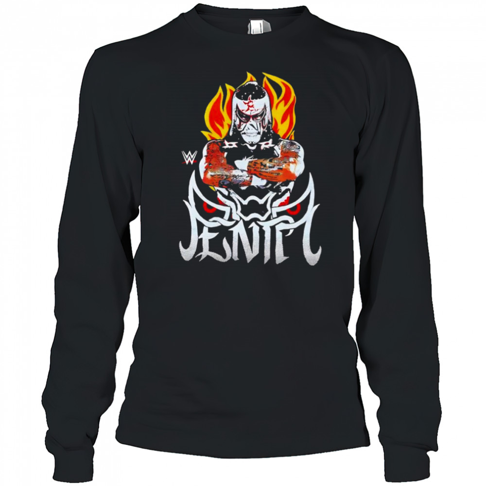 WWE Pénta flames shirt Long Sleeved