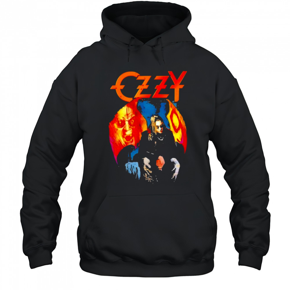 Alice Cooper Wearing Ozzy Osbourne Patient No 9 Wings T shirts Hoodie