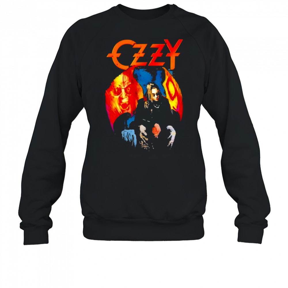 Alice Cooper Wearing Ozzy Osbourne Patient No 9 Wings T shirts Sweatshirt