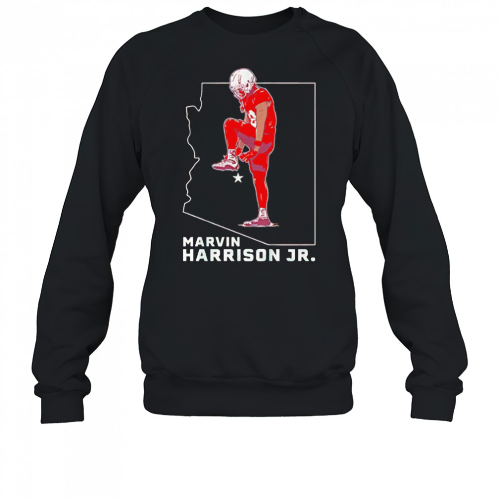 Arizona Cardinals Marvin Harrison Jr State Star Footnall shirt Sweatshirt