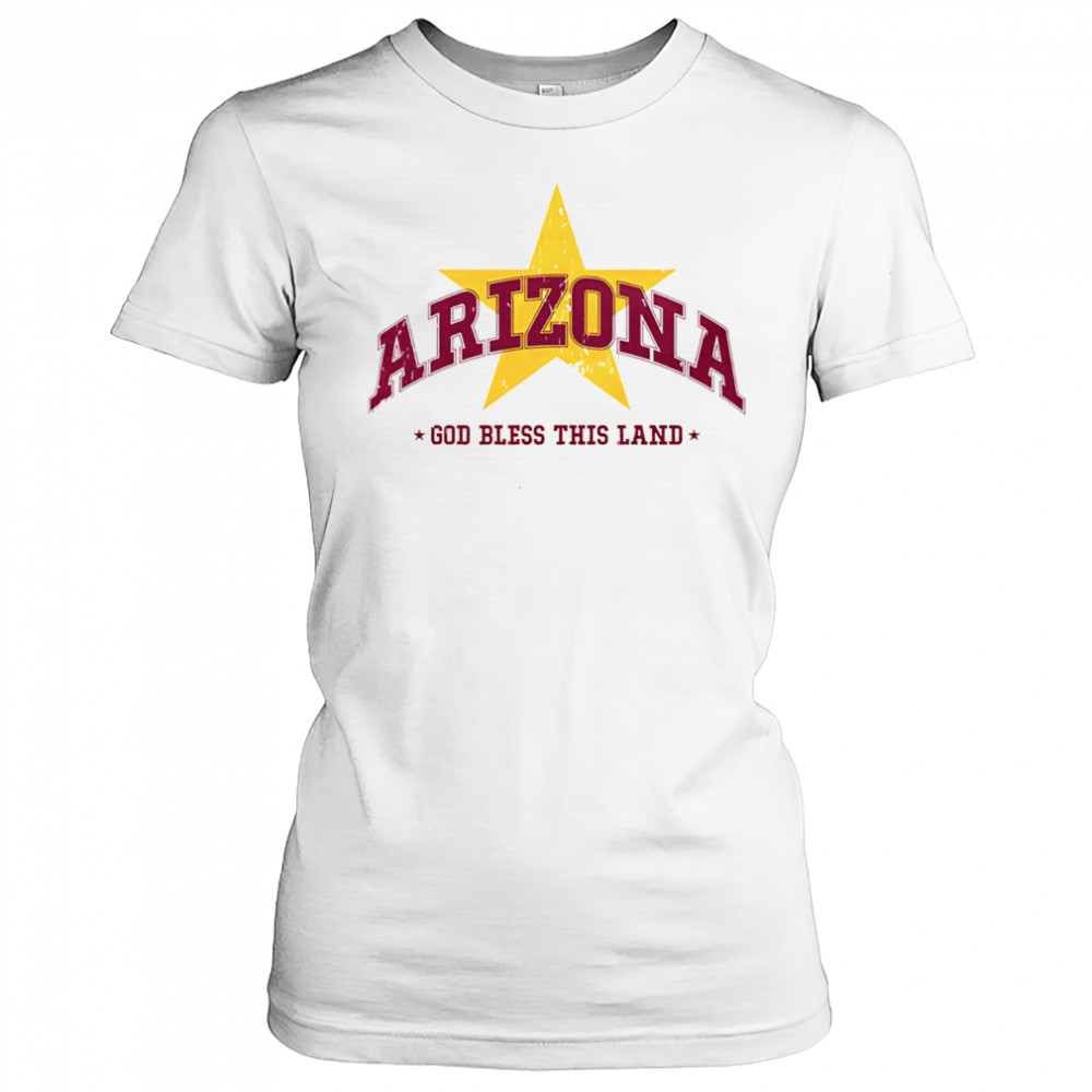 Arizona God bless this land shirt Women's T-shirt