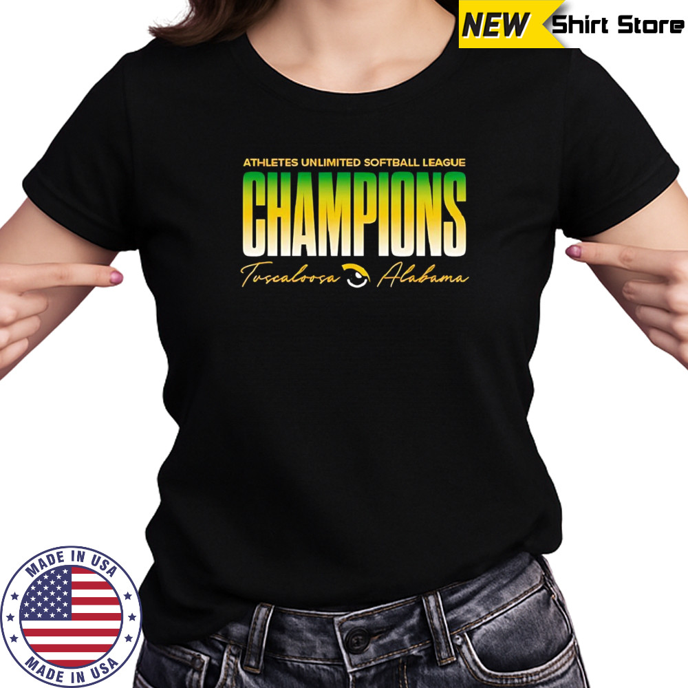 Athletes Unlimited Softball League Champions Tuccalooca Alabama shirt Women's T-shirt