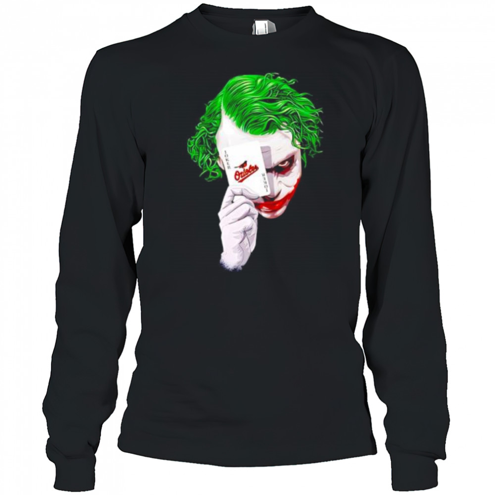 Baltimore Orioles Baseball Joker Card shirt Long Sleeved