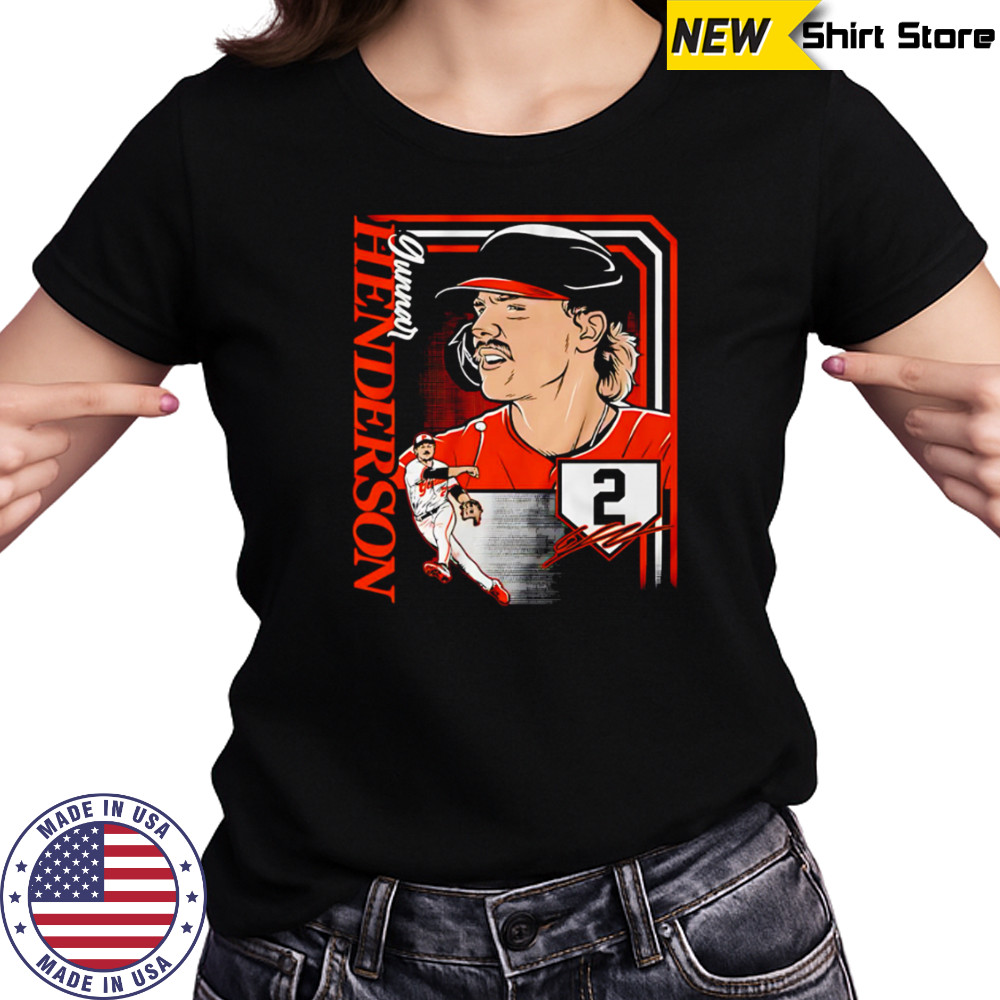 Baltimore Orioles Gunnar Henderson Collage Frame shirt Women's T-shirt