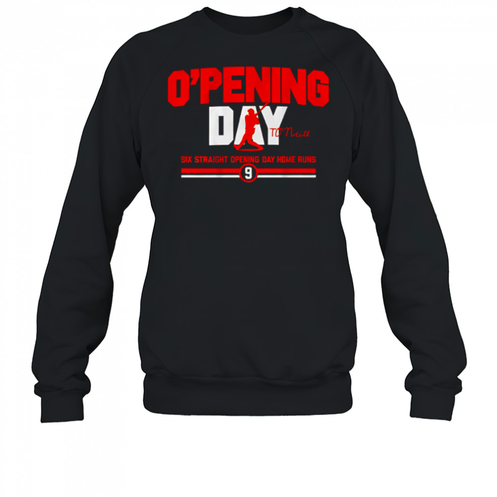 Baltimore Orioles Tyler O’Neill Opening Day six straight opening day home runs shirt Sweatshirt