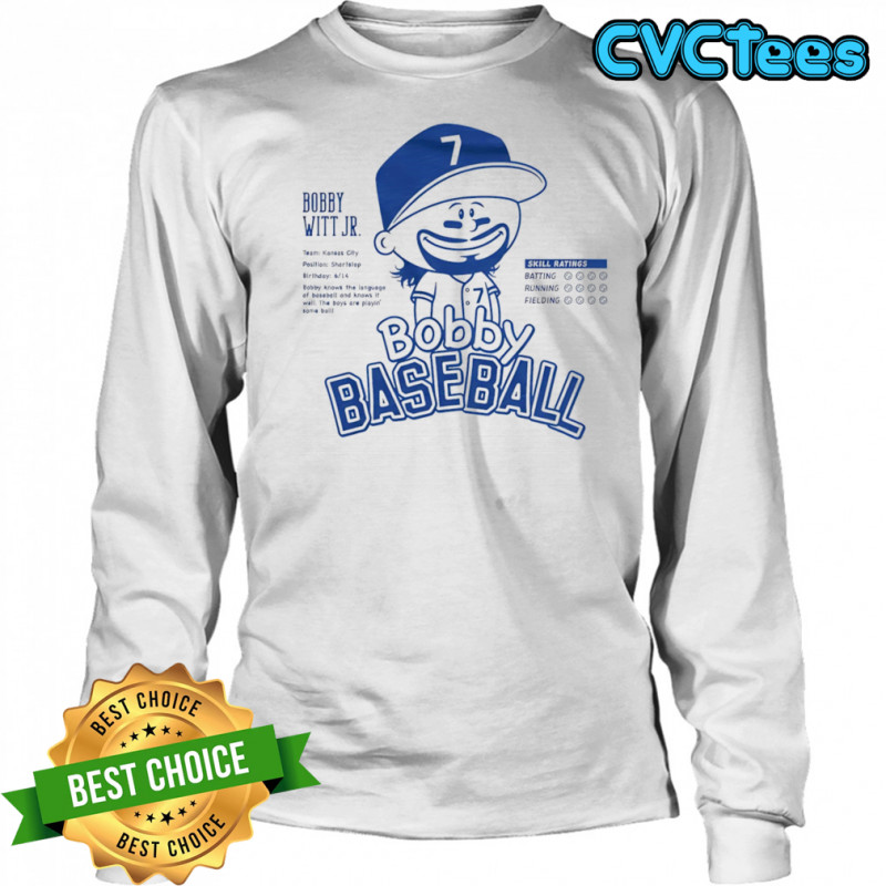 Bobby Witt Jr Bobby baseball shirt Long Sleeved