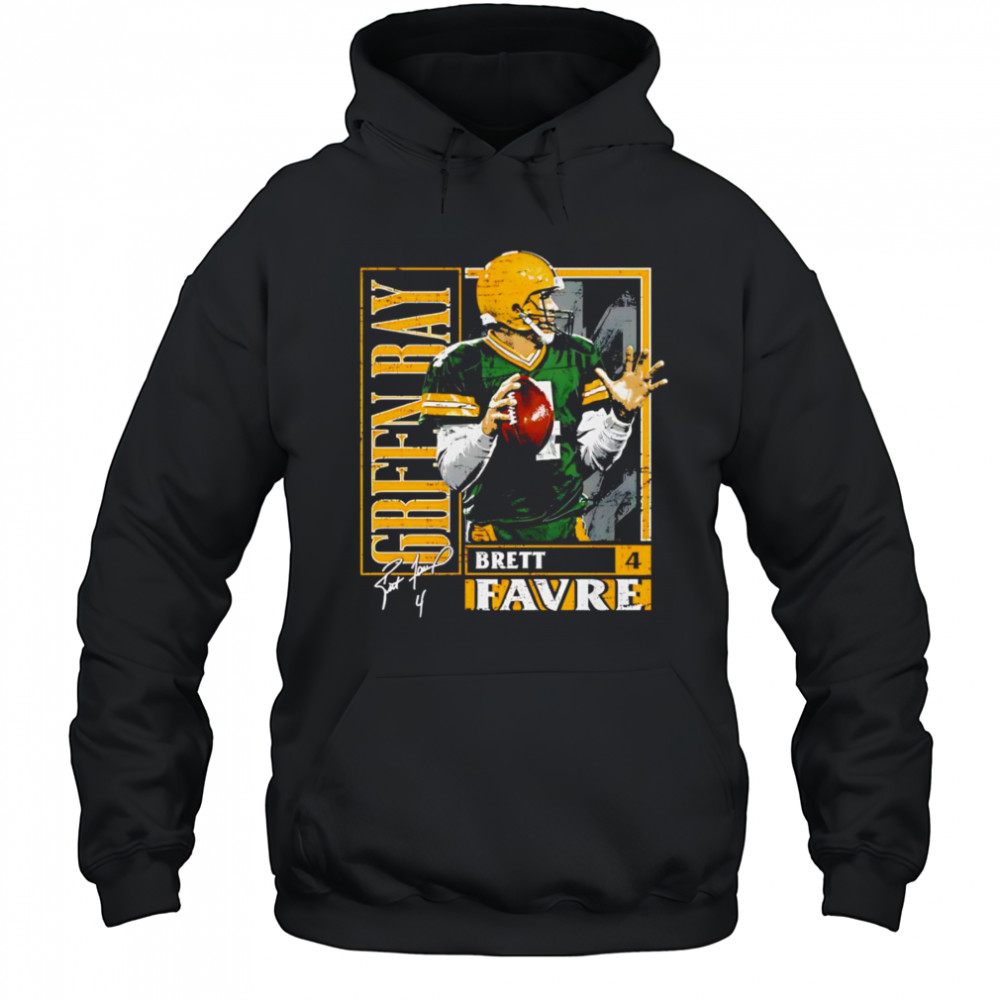 Brett Favre Green Bay card style shirt Hoodie