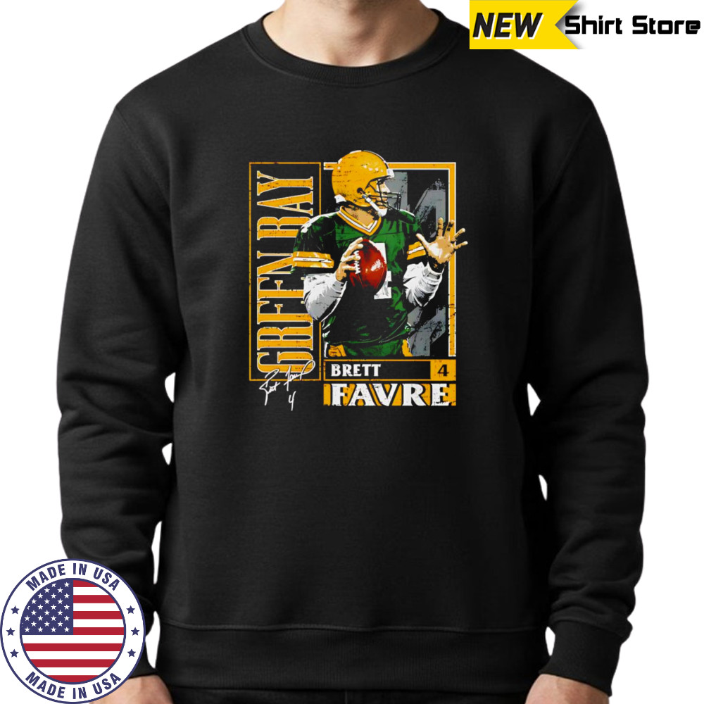 Brett Favre Green Bay card style shirt Hoodie