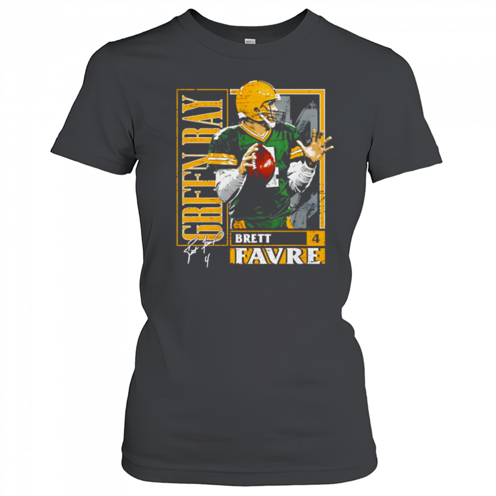Brett Favre Green Bay card style shirt Women's T-shirt