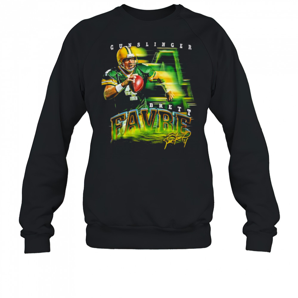 Brett Favre Green Bay Grunge graphic shirt Sweatshirt