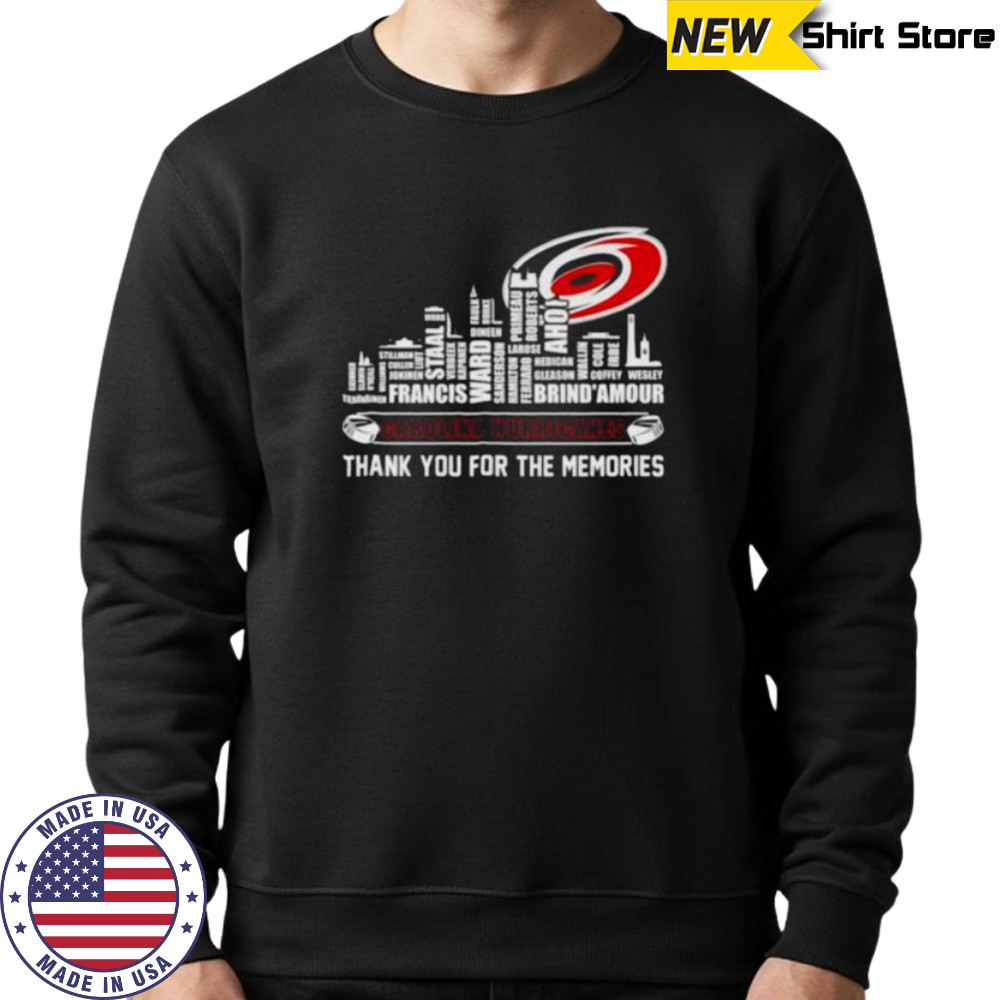 Carolina Hurricanes thank you for the memories shirt Hoodie