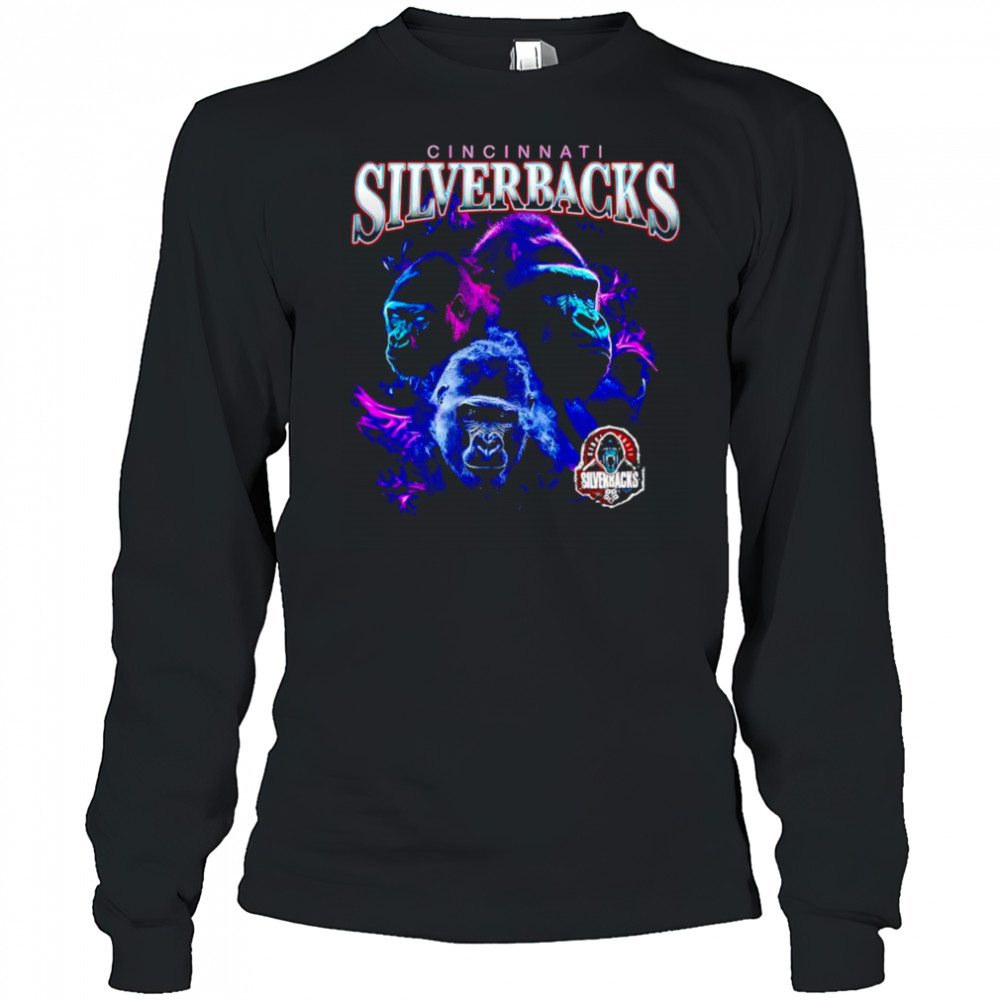 Cincinnati Silverbacks Hip Hop graphic shirt Long Sleeved