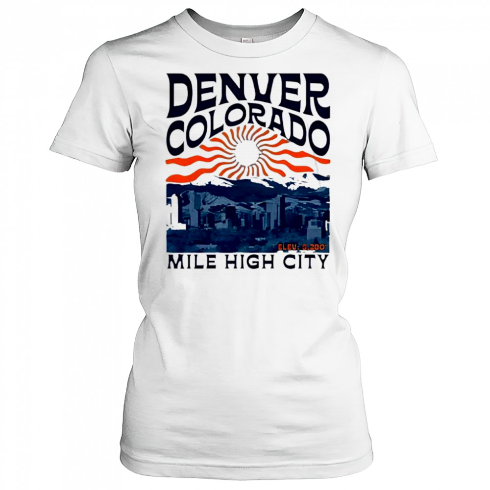 Denver Colorado Mile High City Skyline shirt Women's T-shirt