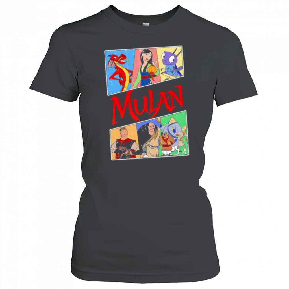 Disney Mulan Characters Retro shirt Women's T-shirt