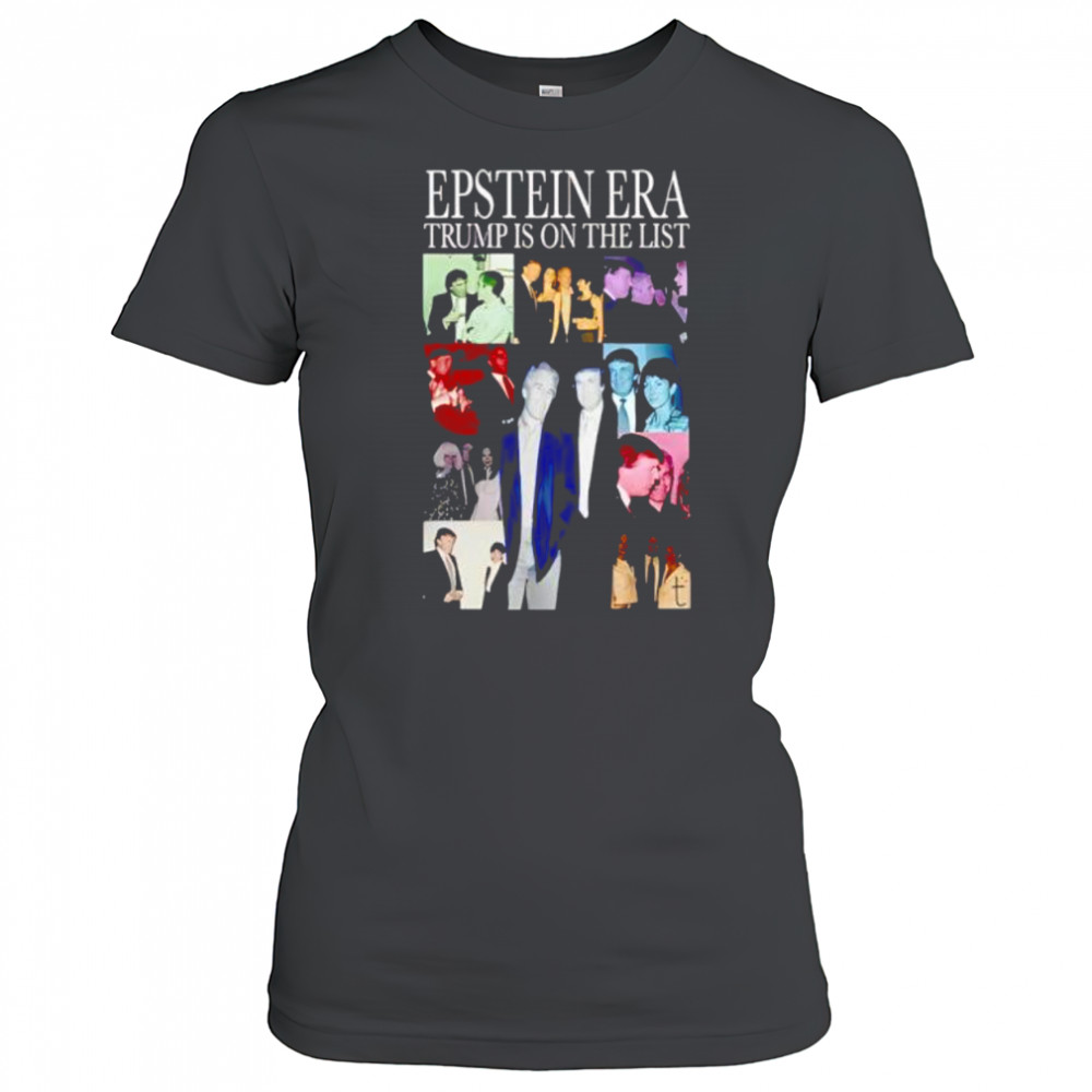 Epstein eras tour Trump 2025 political shirt Women's T-shirt