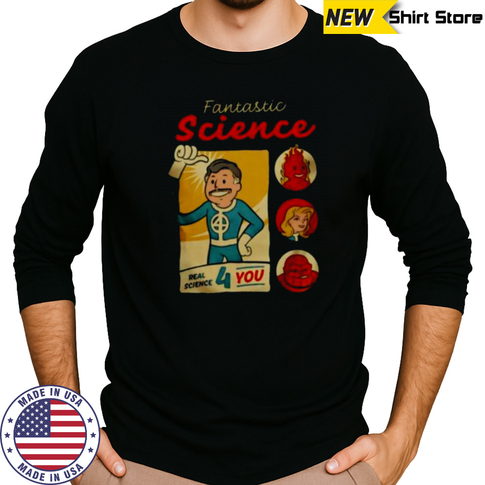 Fantastic 4 science shirt Long Sleeved