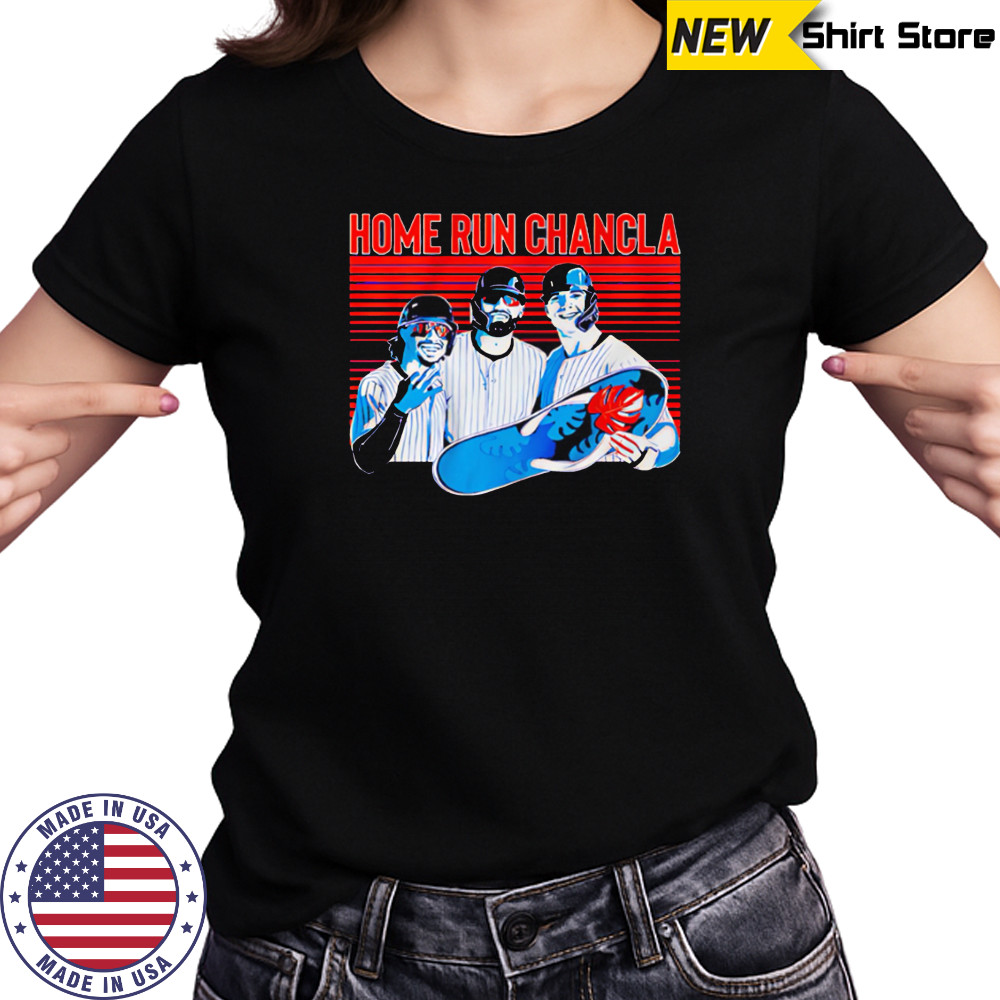 Francisco Lindor Brandon Nimmo Pete Alonso Home Run Chancla baseball shirt Women's T-shirt