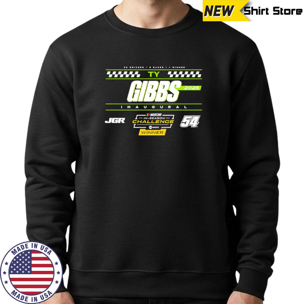 Gibbs 2025 NASCAR Cup Series In-Season Challenge Winner shirt Hoodie