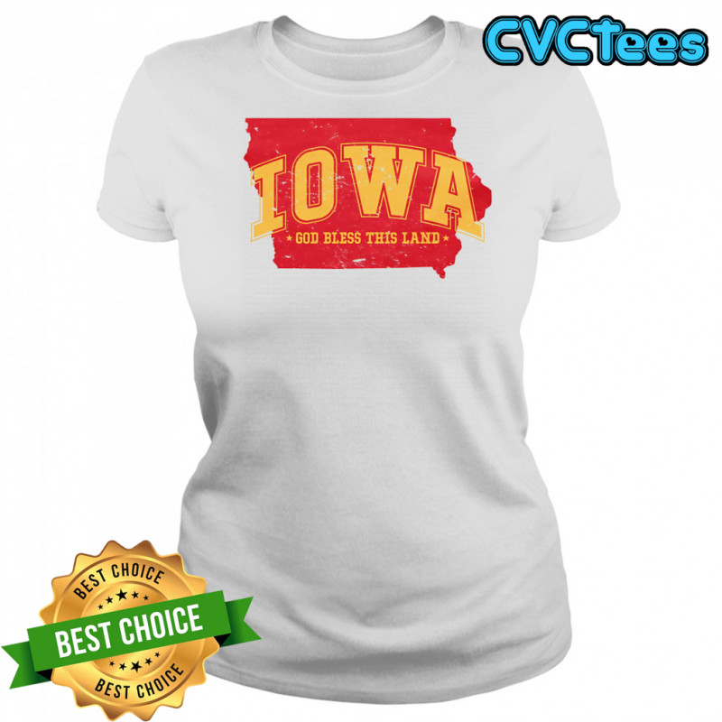 Iowa God bless this land shirt Women's T-shirt