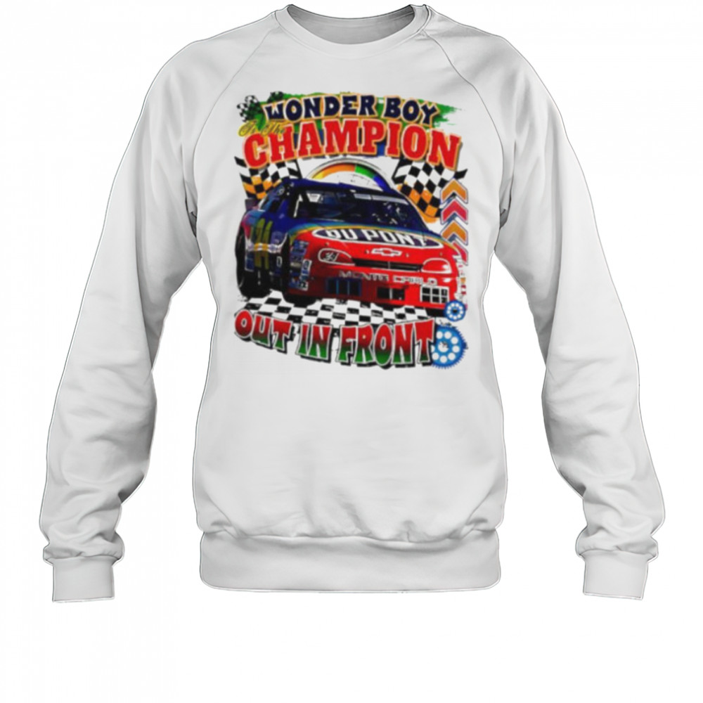 Jeff Gordon Wonder boy champion Dupont race car Nascar shirt Sweatshirt