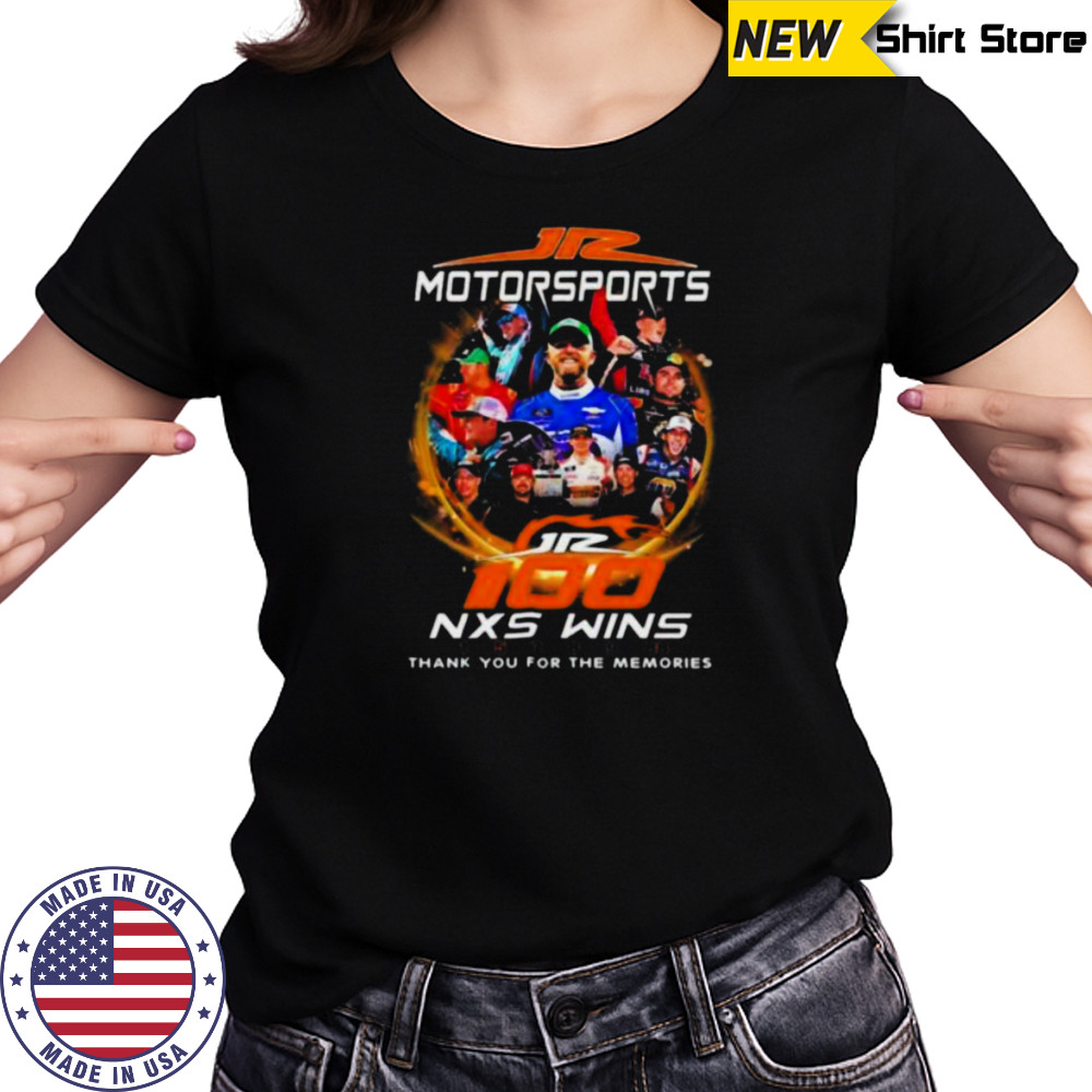 JR Motorsports 100 Nxs Wins Thank You For The Memories T shirts Women's T-shirt