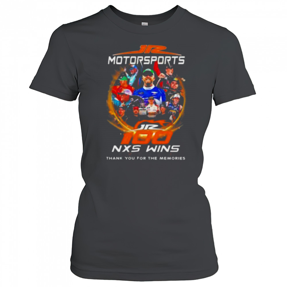 JR Motorsports 100 Nxs Wins Thank You For The Memories T shirts Women's T-shirt
