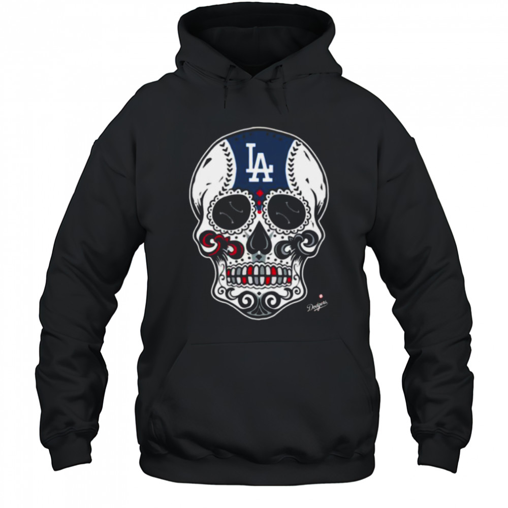 Los Angeles Dodgers Sugar Skull Shirt Hoodie
