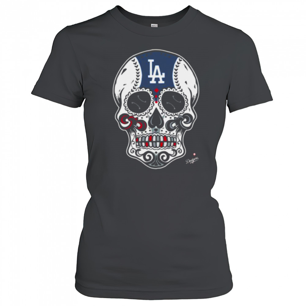 Los Angeles Dodgers Sugar Skull Shirt Women's T-shirt