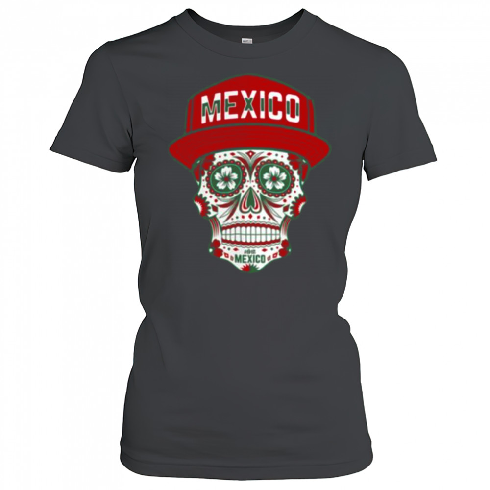 Mexico Fanatics Branded Sugar Skull Black Shirt Women's T-shirt