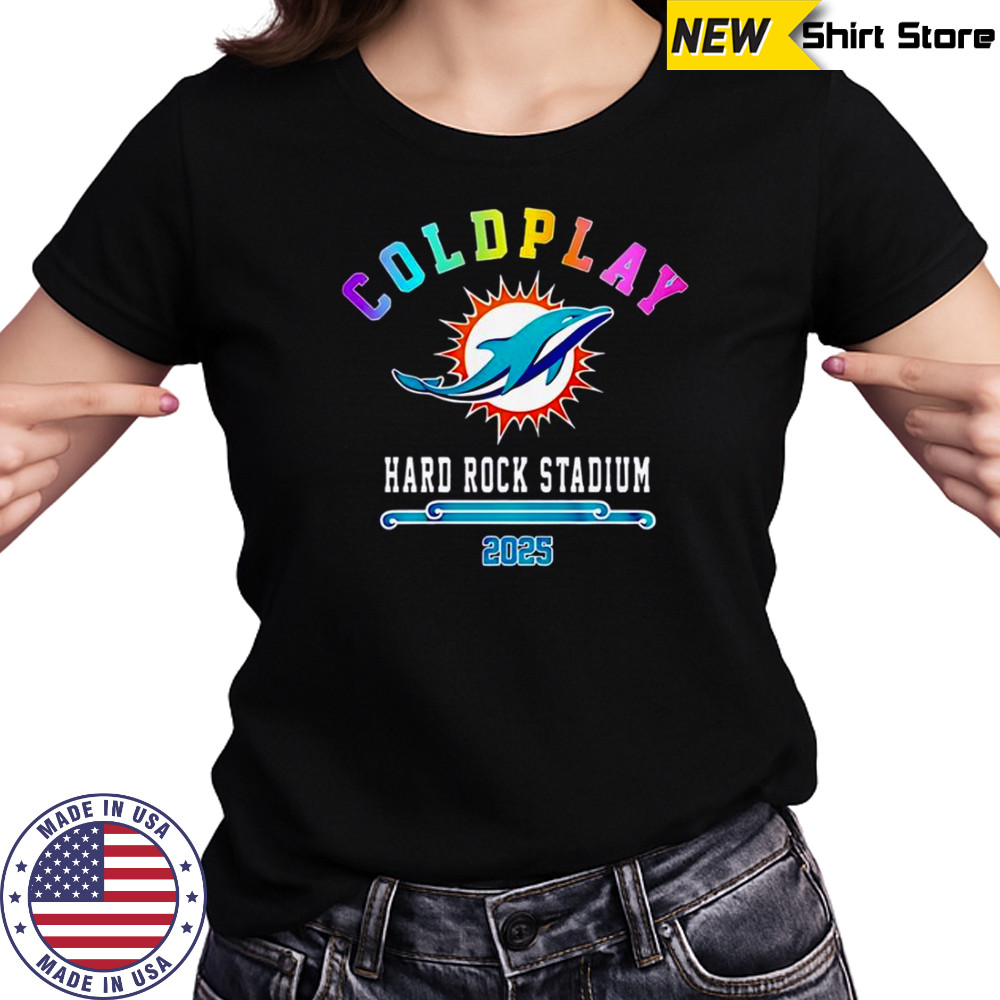 Miami Dolphins X Coldplay Special Edition 2025 T-Shirt Women's T-shirt
