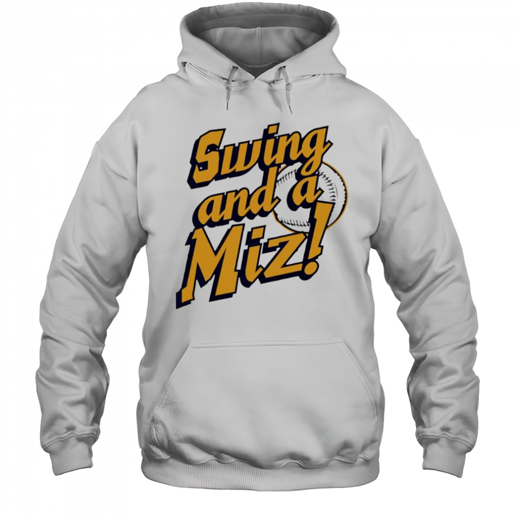 Milwaukee Brewers Jacob Misiorowski Swing and a Miz shirt Hoodie