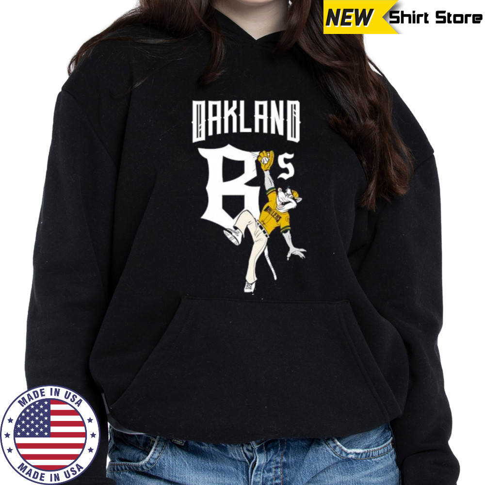 Oakland Athletics mascot ball catcher shirt Sweatshirt