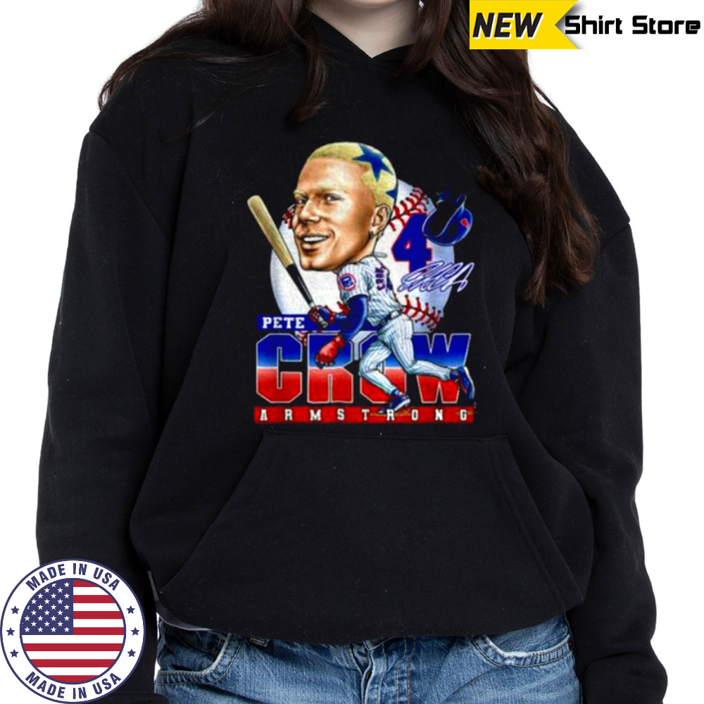 Pete Crow Armstrong Chicago Baseball cartoon big head MLB 2025 signature shirt Sweatshirt