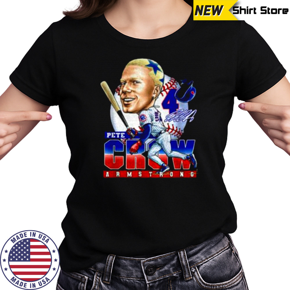 Pete Crow Armstrong Chicago Baseball cartoon big head MLB 2025 signature shirt Women's T-shirt