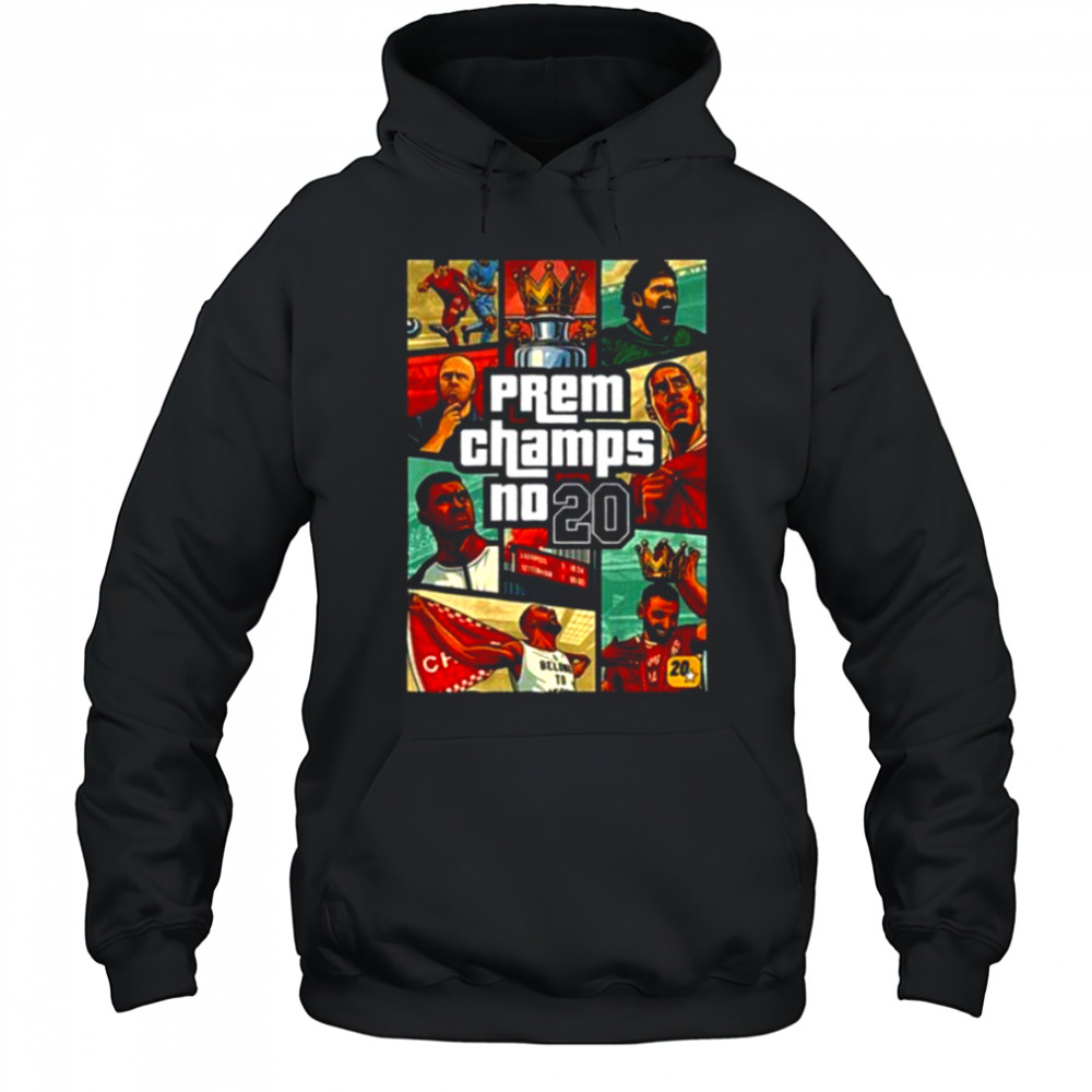 Prem Champs No 20 GTA style shirt Hoodie