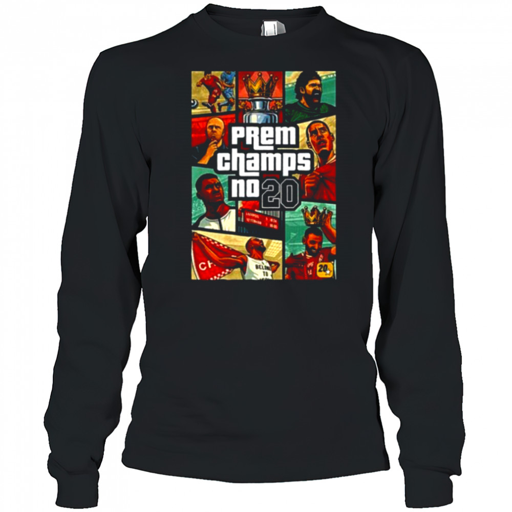 Prem Champs No 20 GTA style shirt Long Sleeved