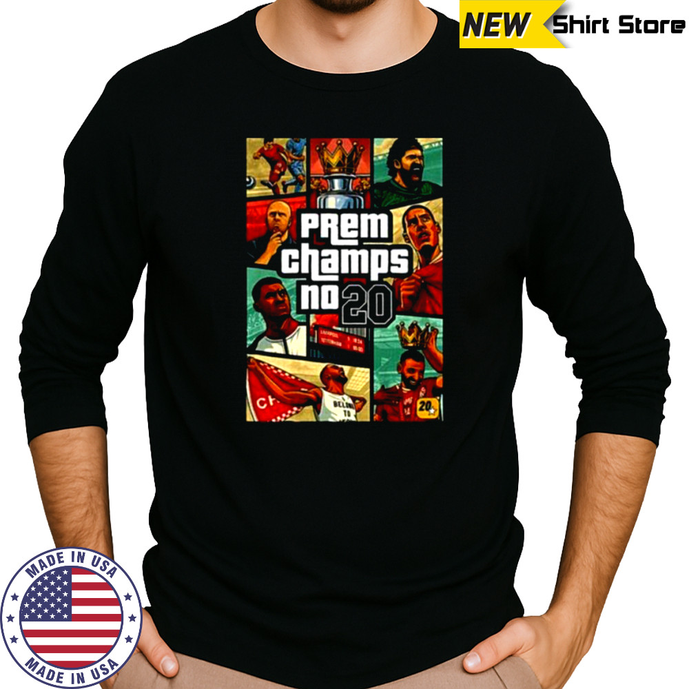 Prem Champs No 20 GTA style shirt Long Sleeved