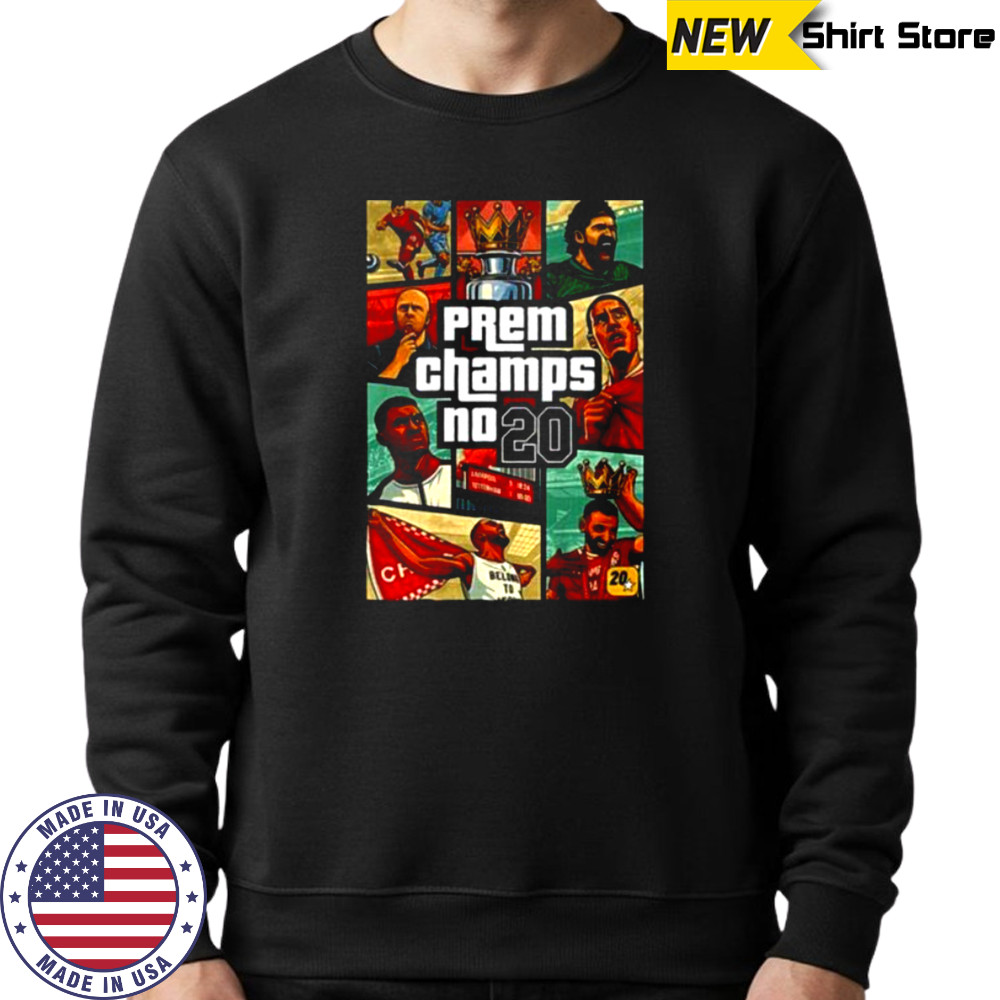 Prem Champs No 20 GTA style shirt Hoodie