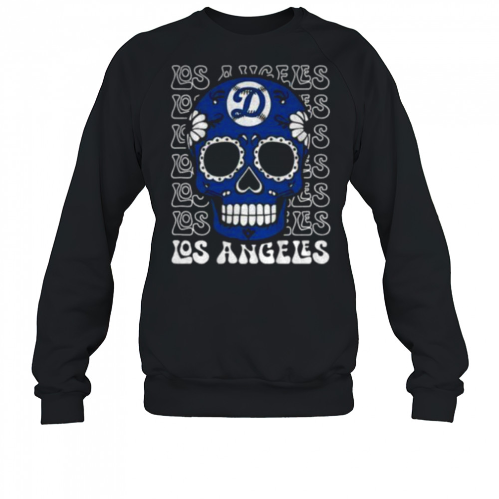 Sugar Skull Los Angeles Dodgers MLB baseball 2025 gift for fans shirt Sweatshirt