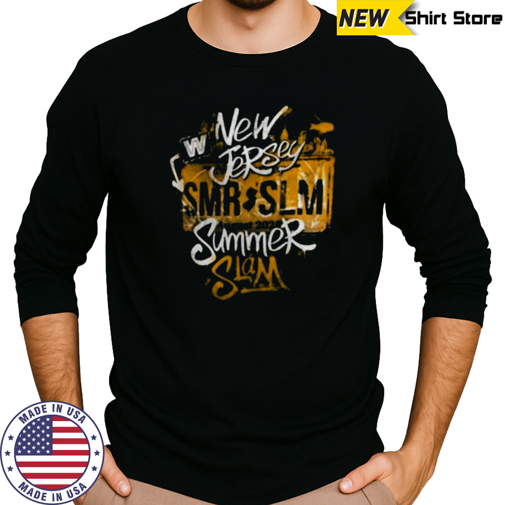 SummerSlam 2025 Graffiti T Shirt Long Sleeved