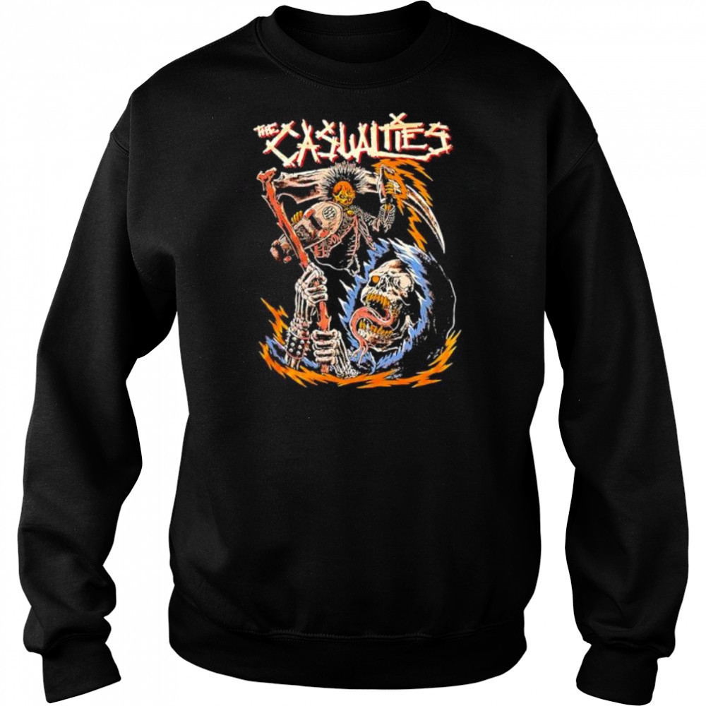 The Casualties death graphic shirt Hoodie