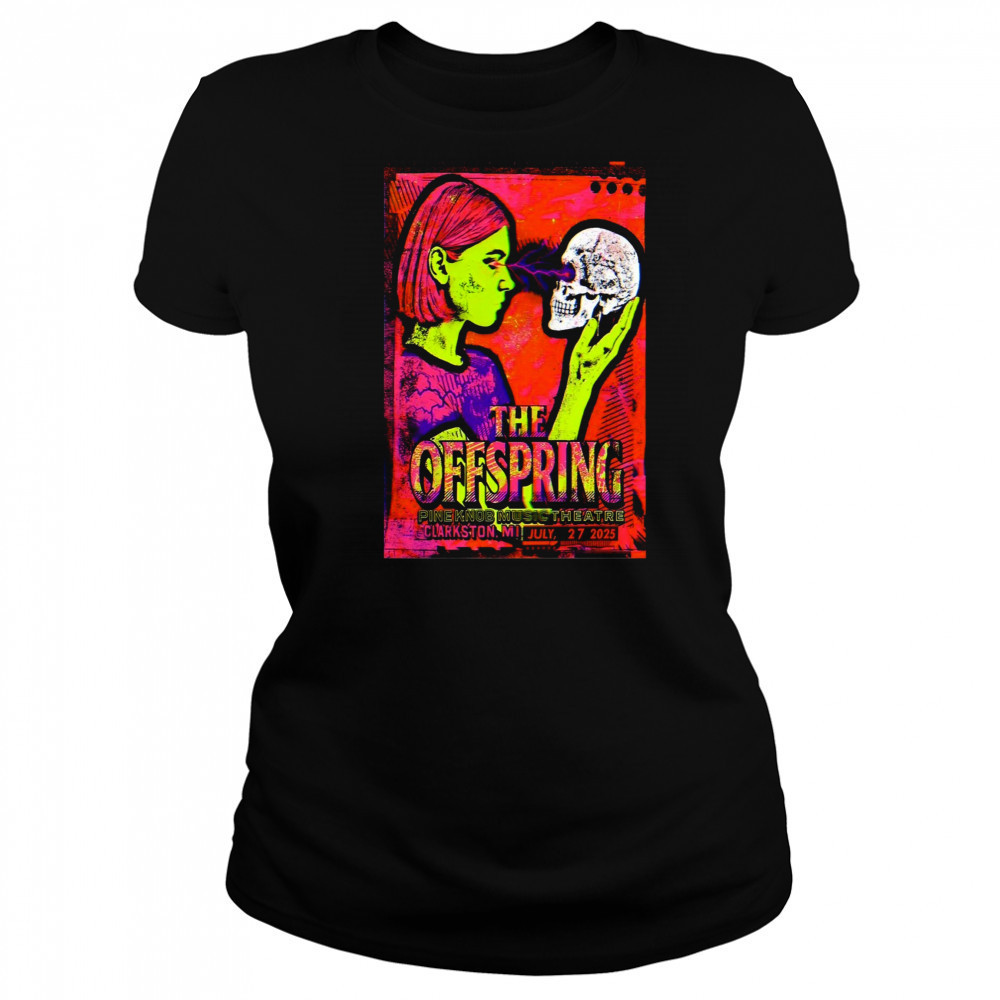 The Offspring Live Show July 27 2025 Clarkston MI Poster T-Shirt Women's T-shirt