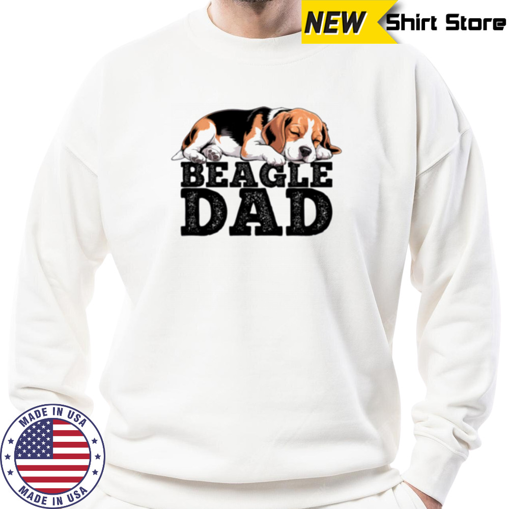 Beagle Dad Dog Shirt Hoodie
