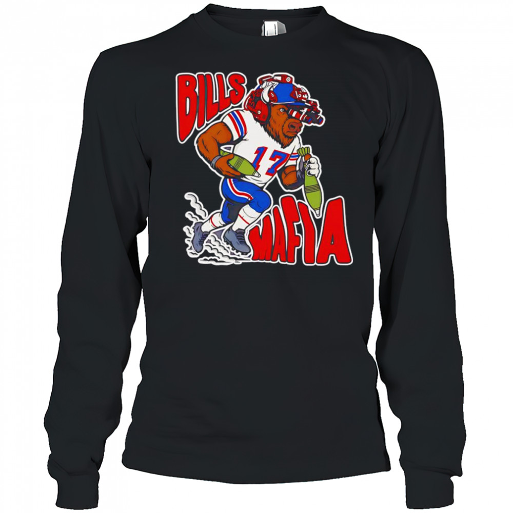 Bills Mafia on the X mascot shirt Long Sleeved
