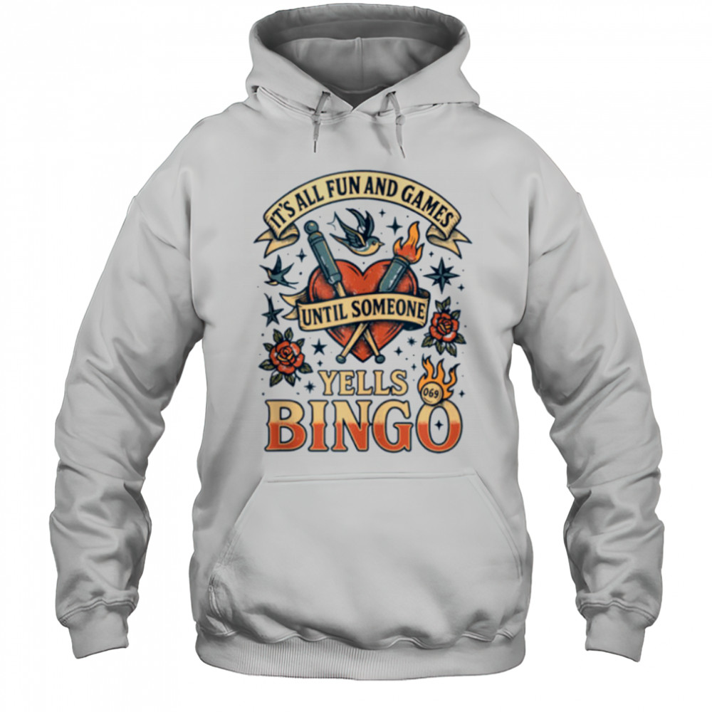 Bingo Tattoo Tee Mom Lucky Bingo Queen Top Shirt Hoodie