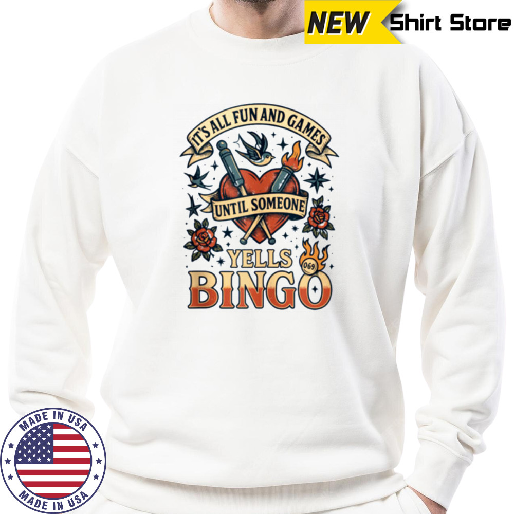 Bingo Tattoo Tee Mom Lucky Bingo Queen Top Shirt Hoodie